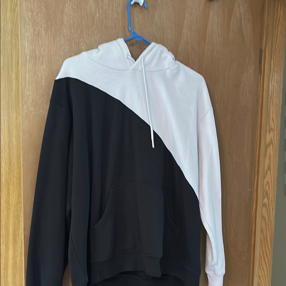 Black and light purple  Hoodie